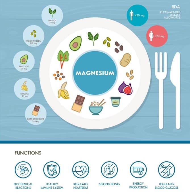 Magnesium food